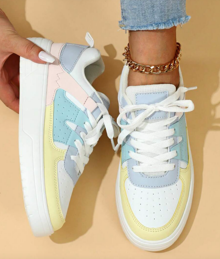 Colorful sneakers for women with comfort and style