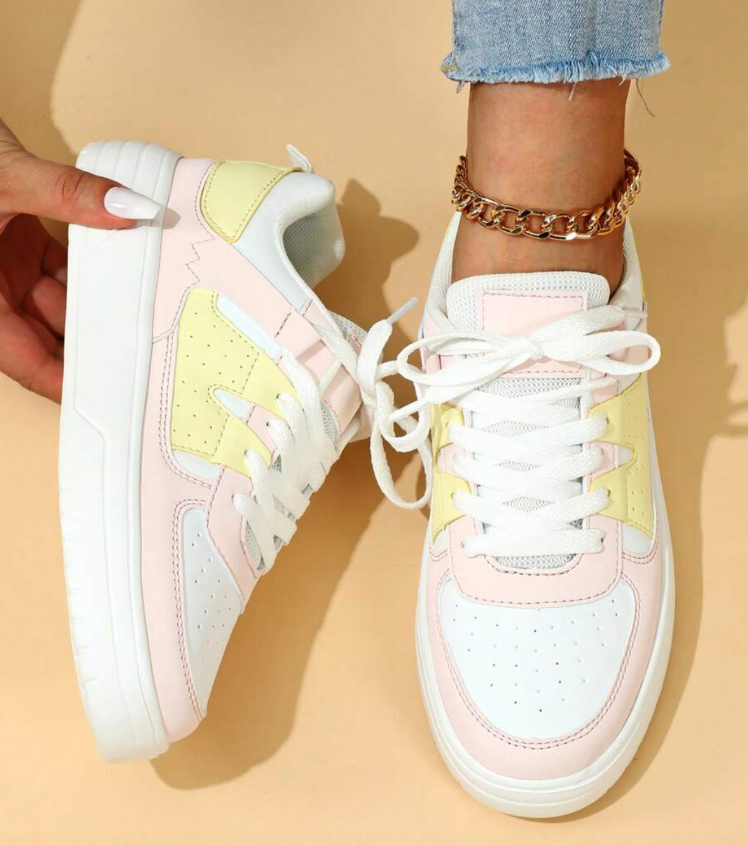 Colorful sneakers for women with comfort and style