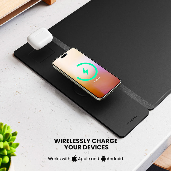 Trådløs Ladematte for Skrivebord – ChargePad Flex