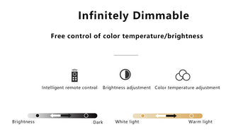 Rund LED-taklampe | Nordisk minimalistisk design