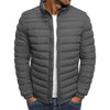 Warm Parkas for Men with Stand Collar