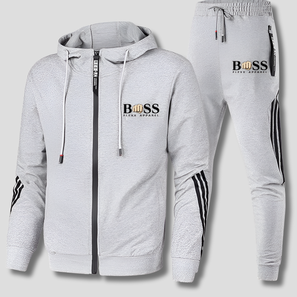 Pustende joggedress i polyester