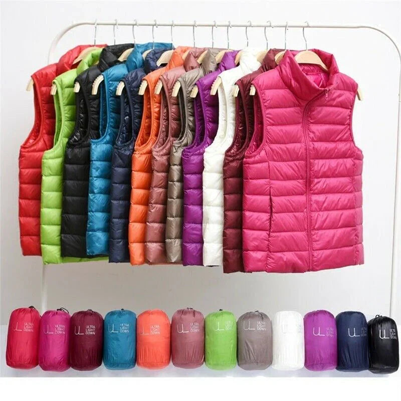 Vindbestandig Kvinners Bodywarmer med Glidelås