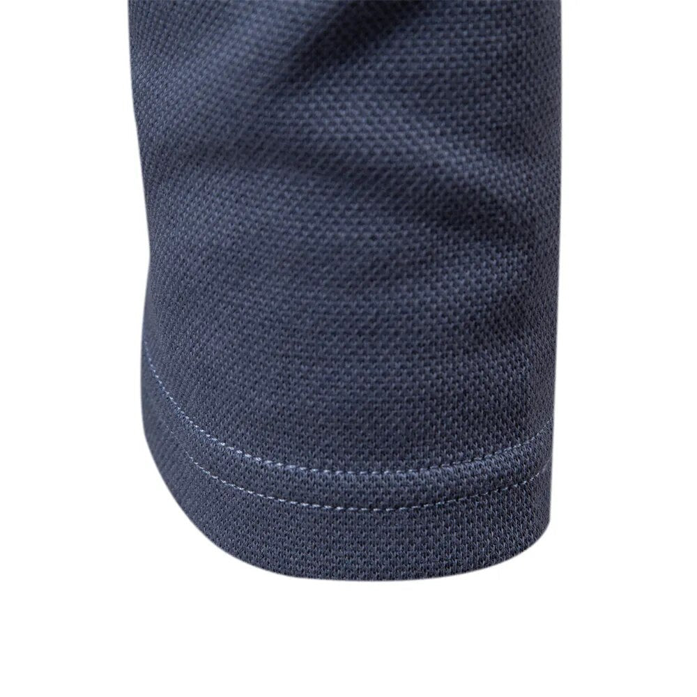 Stylish men's polo shirts with long sleeves