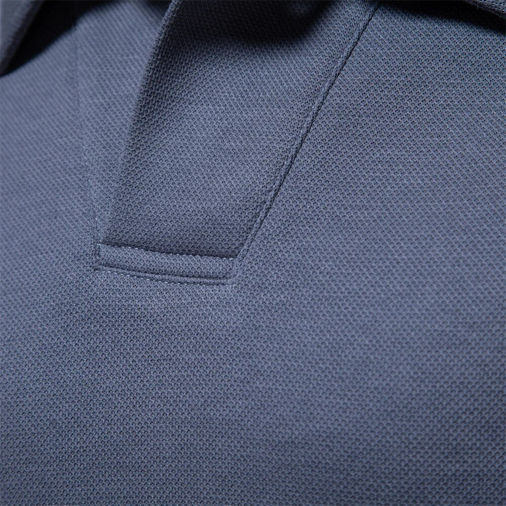 Stylish men's polo shirts with long sleeves