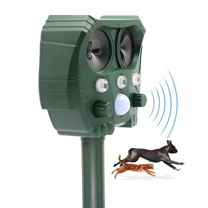 Ultraschallabwehrmittel gegen Katzen, Hunde, Füchse und Ratten