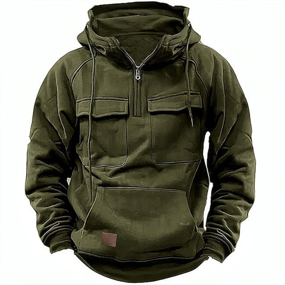 Retro motorcycle hoodie for men – Rugged style meets everyday comfort