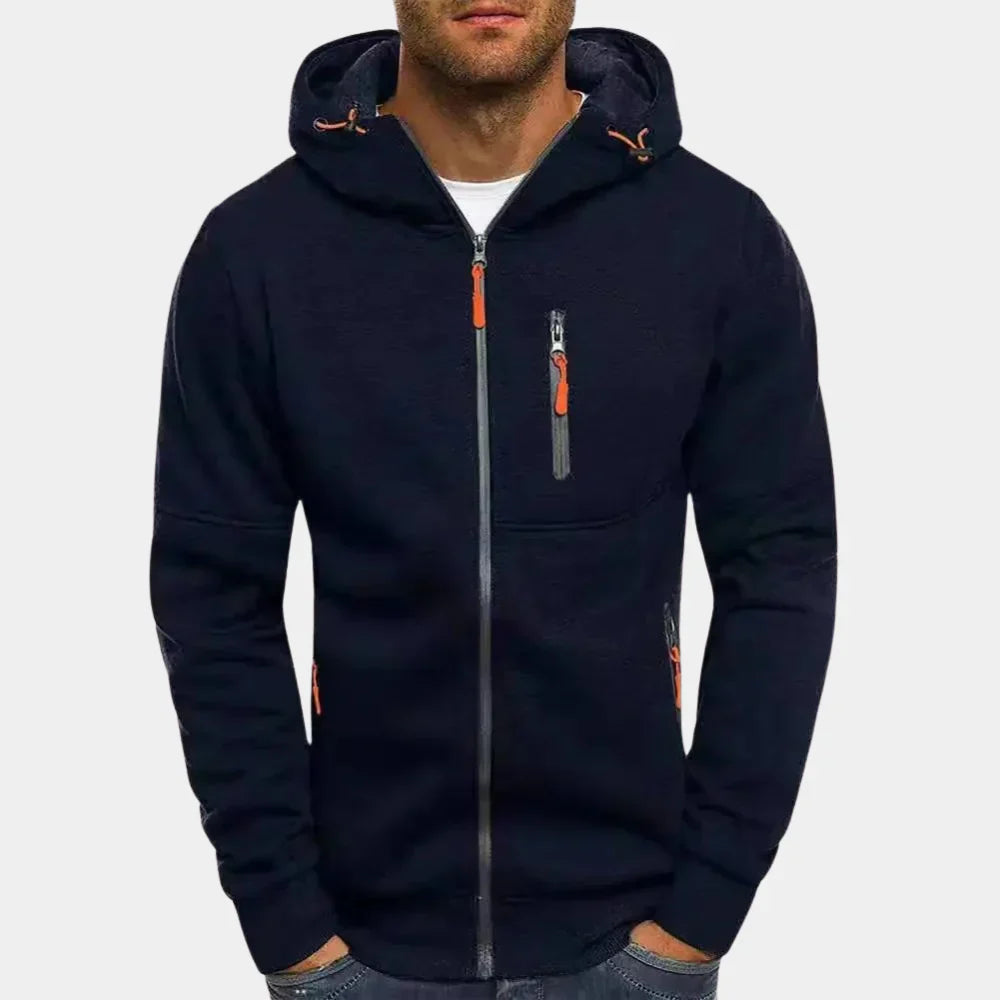 Robust and comfortable men's jacket with an urban touch