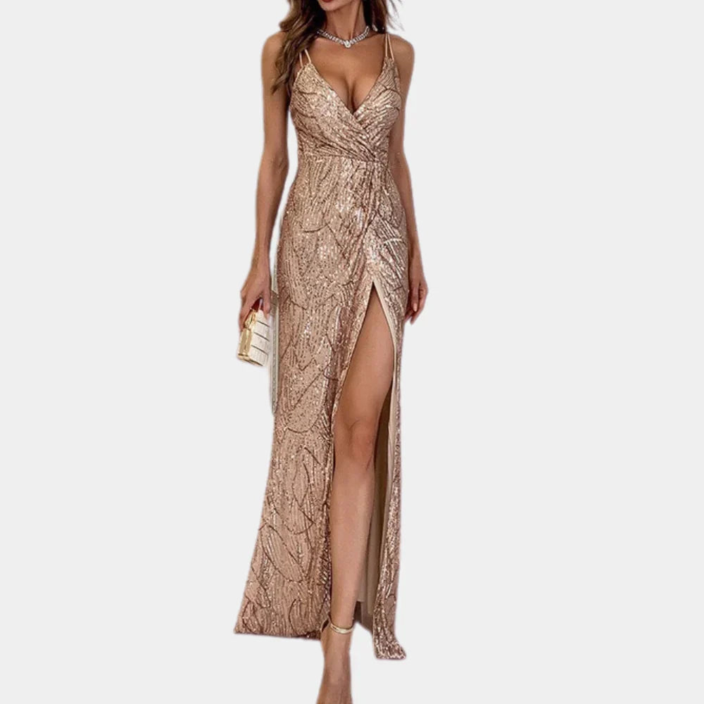 Sparkling evening dress for women