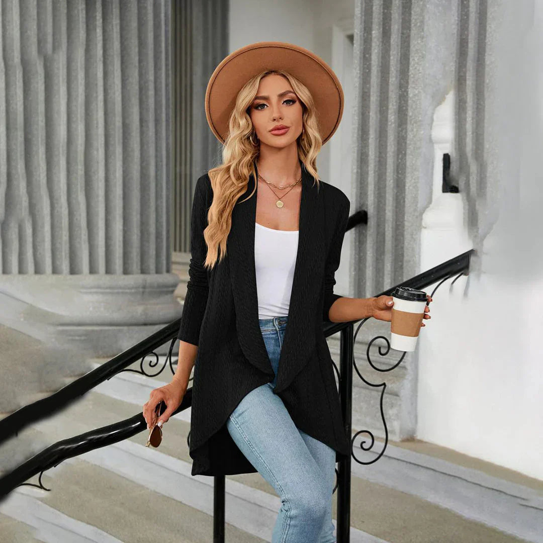 Stilig damecardigan for høstsesongen