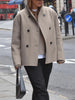 Short wool jacket for women