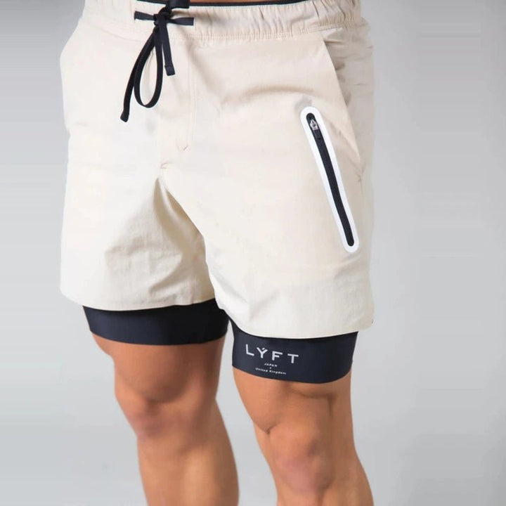 2-in-1 Sport and Training Shorts Men