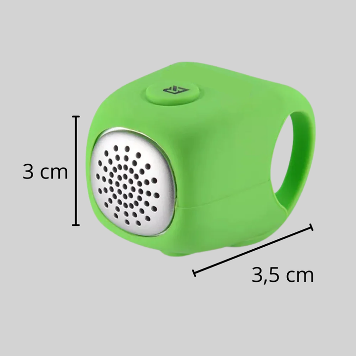 Sykkelhorn Kompakt silikonhorn med klar lyd