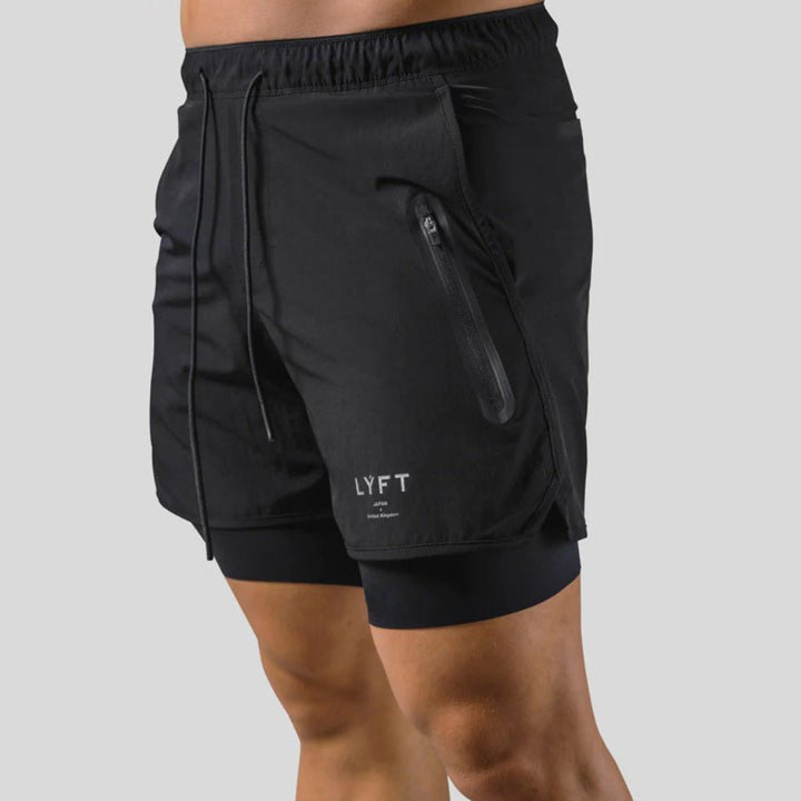 2-in-1 Sport and Training Shorts Men