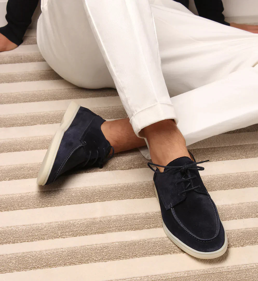 Kyler Stilig Suede Loafers for Menn – Enkelt Eleganse Møter Hverdagens Komfort
