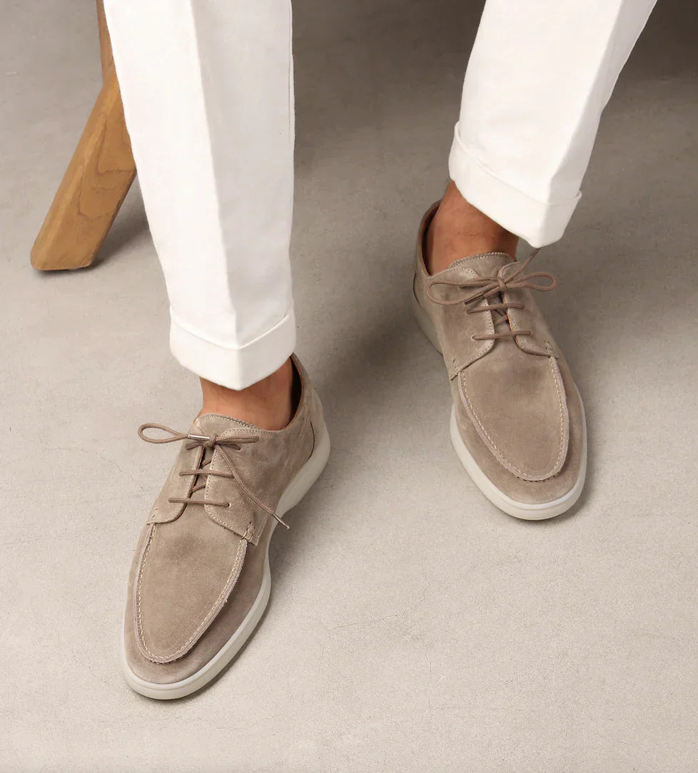 Stylish suede loafers for men