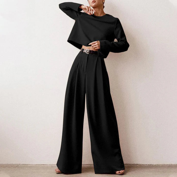 Elegant To-delt Formelt Sett for Kvinner