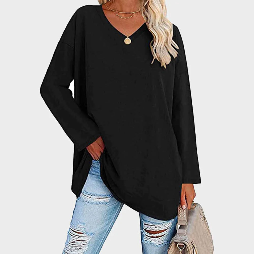 Elegant long-sleeved top