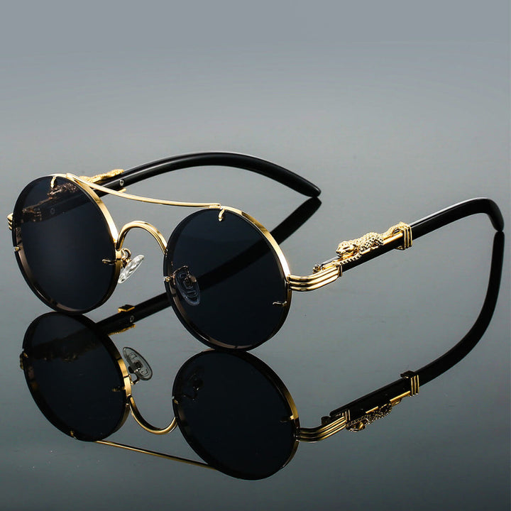 Retro metal sunglasses