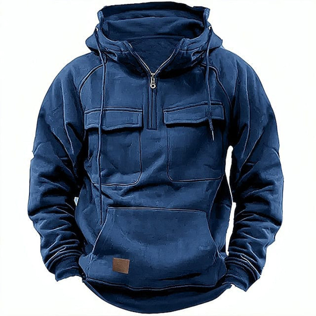 Retro motorcycle hoodie for men – Rugged style meets everyday comfort