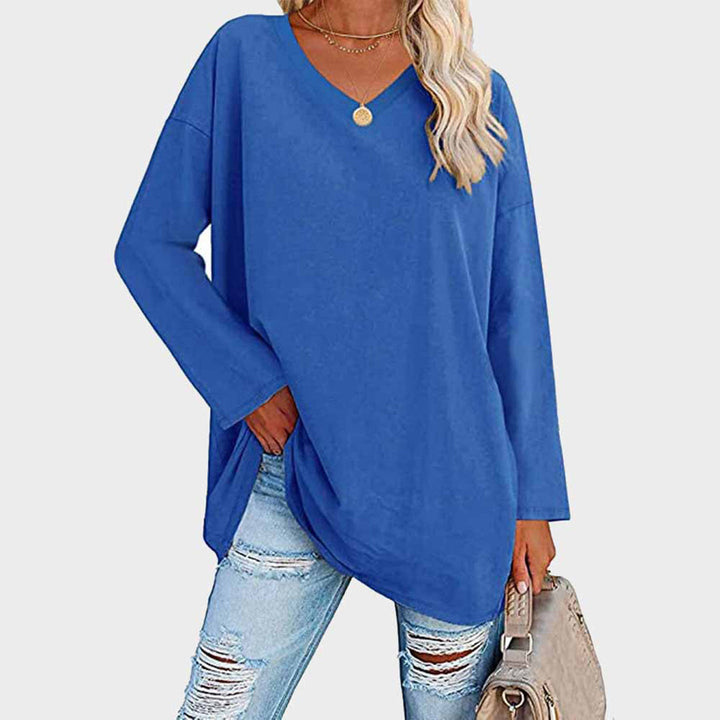 Elegant long-sleeved top