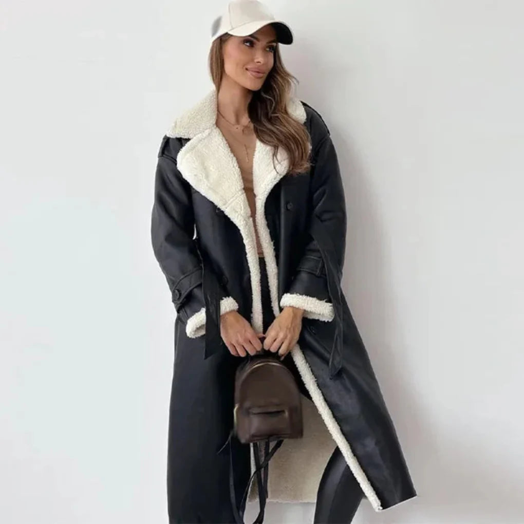 Jacket with buttons for women