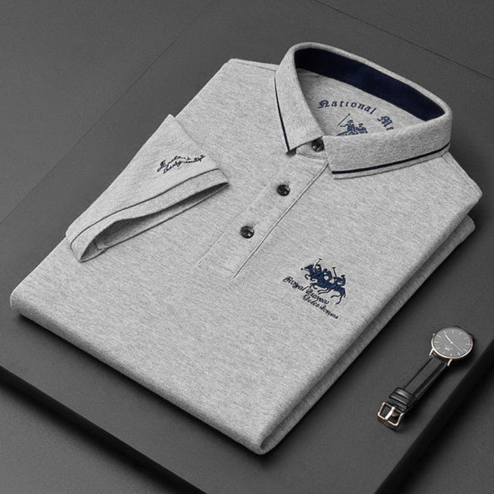 Herren-Poloshirt mit Knöpfen