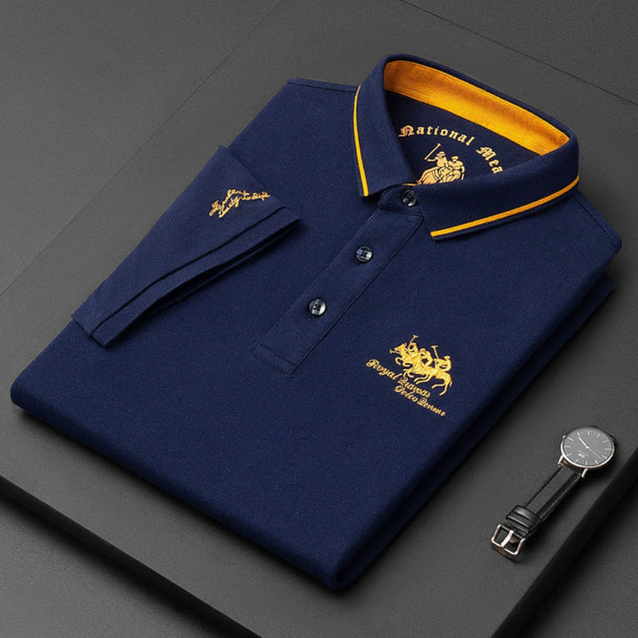 Herren-Poloshirt mit Knöpfen