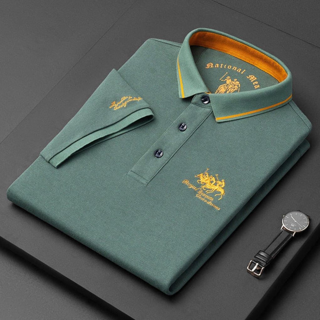 Herren-Poloshirt mit Knöpfen