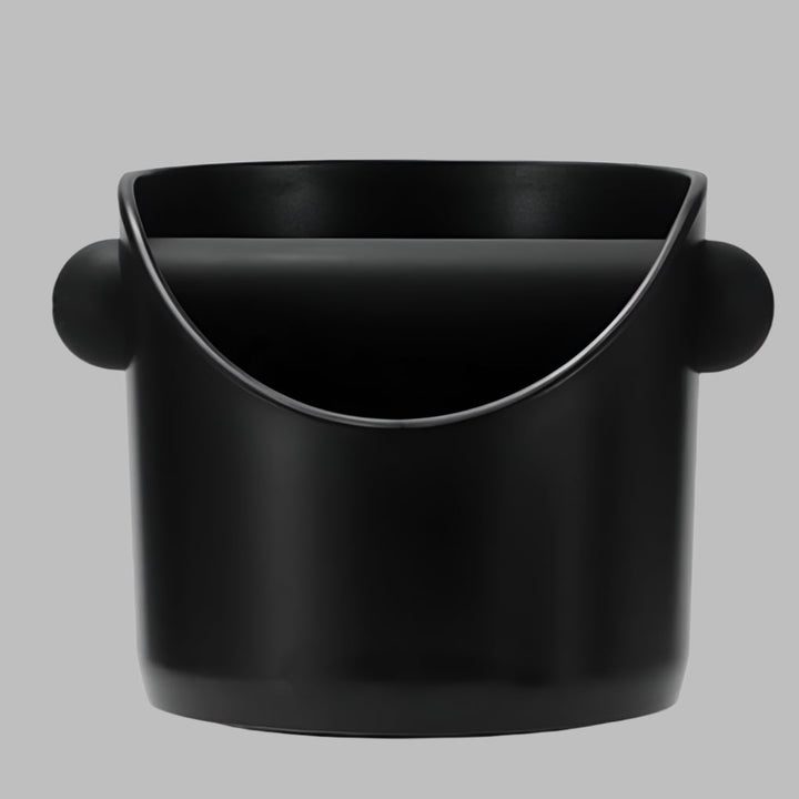Non-slip container for coffee grounds