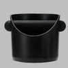 Non-slip container for coffee grounds