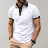 Men's polo shirt with classic fit, short sleeves