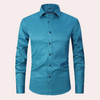 Wrinkle-free and stretchy men's shirt