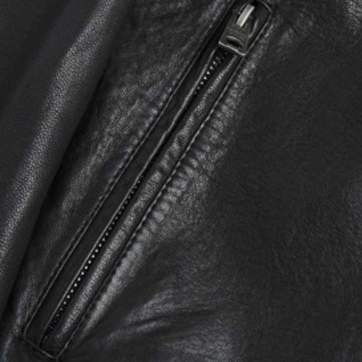 Light and sleek summer jacket in leather