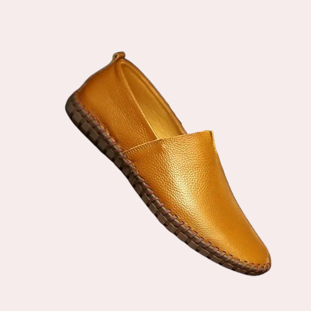 Komfortable loafers i skinn til herre - Milan