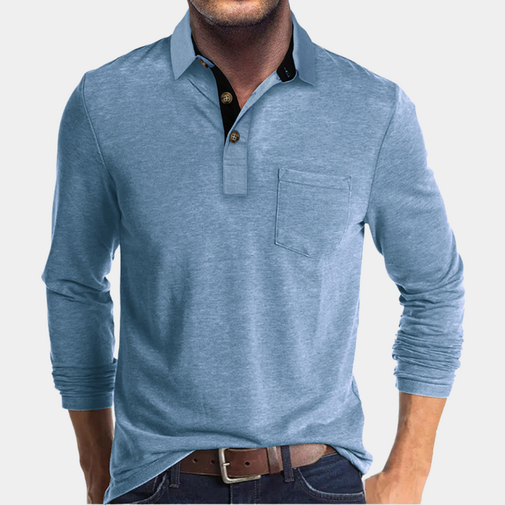 Trendy Menns Polo Skjorte