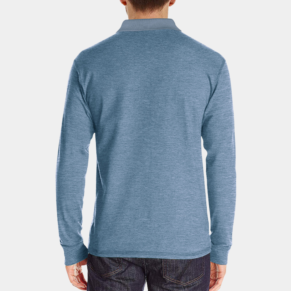 Trendy Menns Polo Skjorte