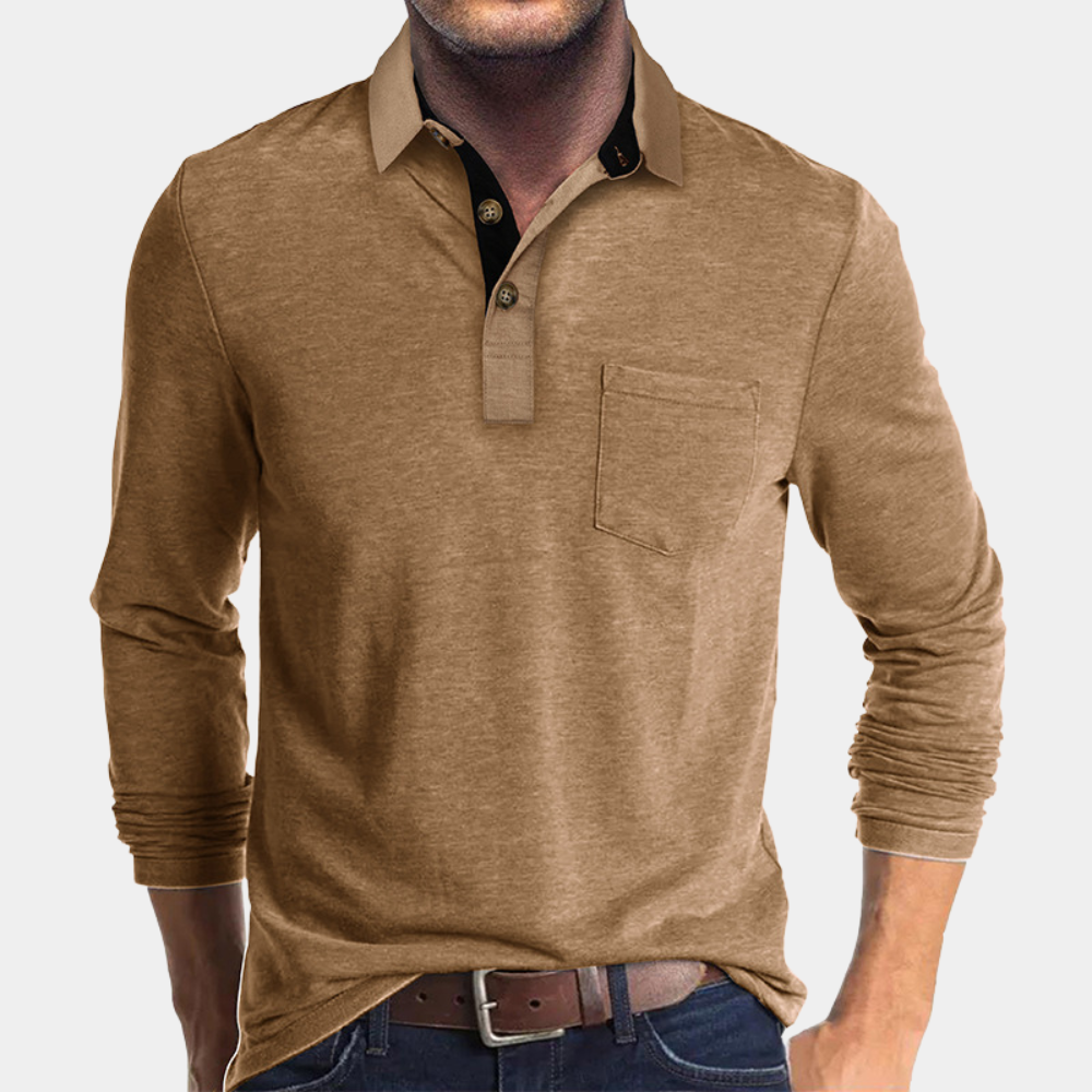Trendy Menns Polo Skjorte