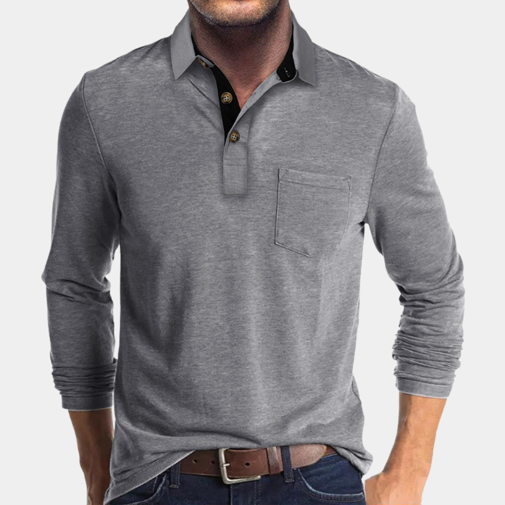 Trendy Menns Polo Skjorte