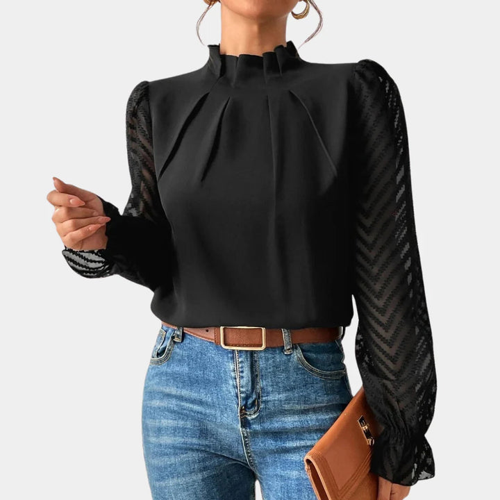 Elegant long-sleeved top for women
