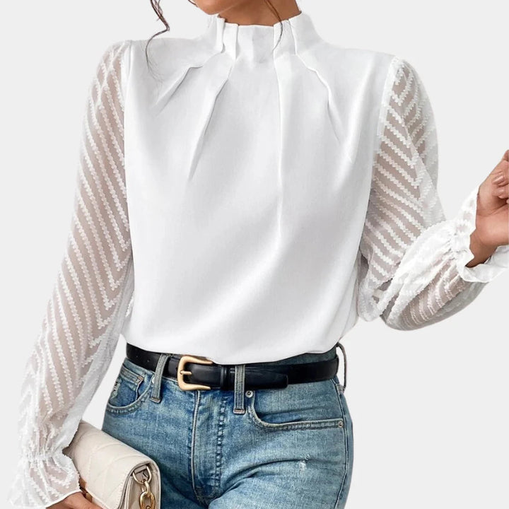 Elegant long-sleeved top for women