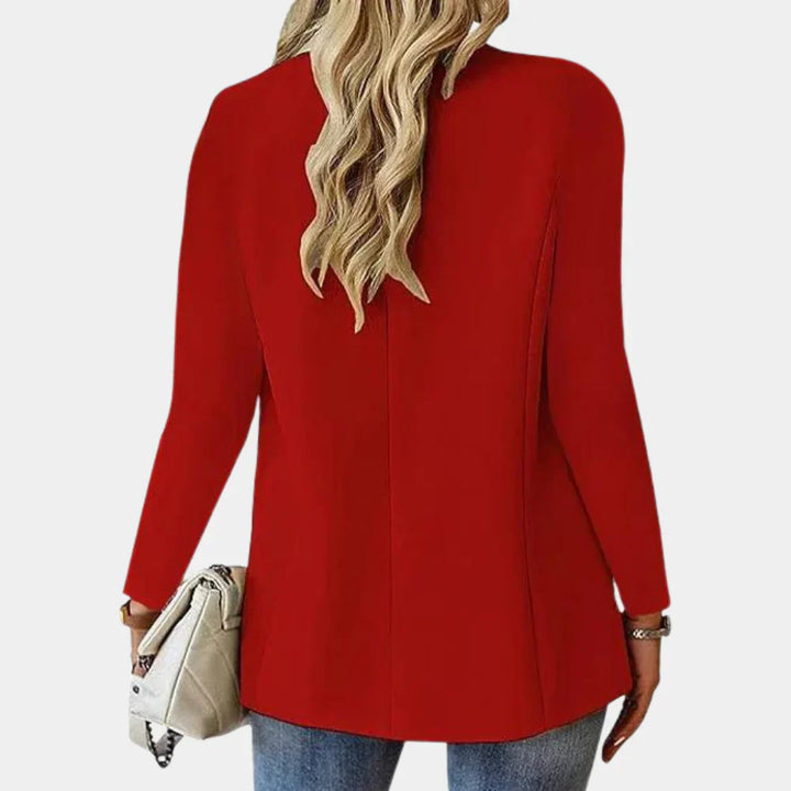 Fitted summer blazer with stretch