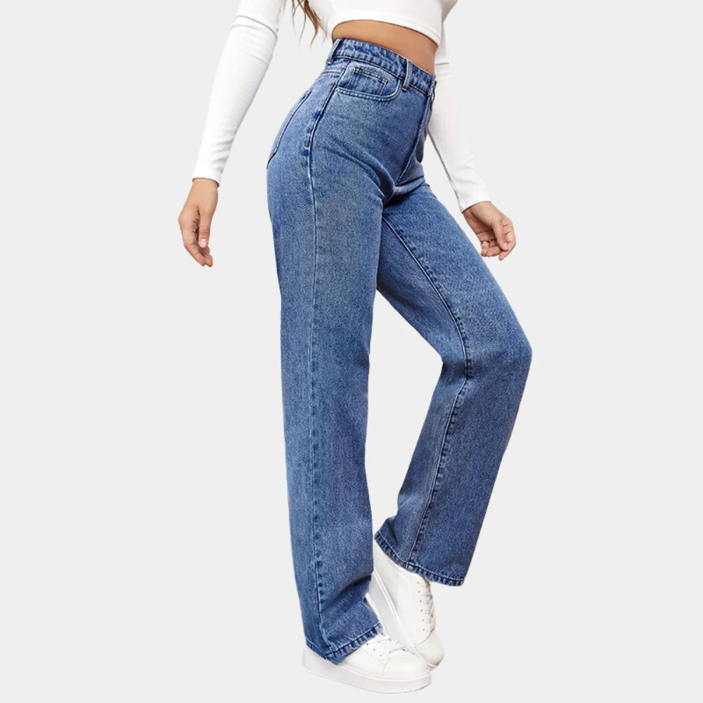Casual baggy jeans for women