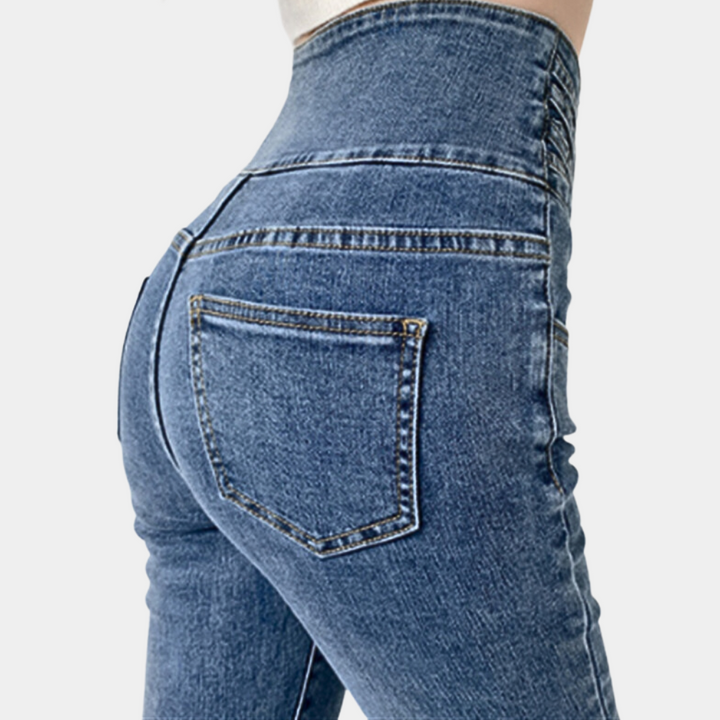 Damejeans med høy midje