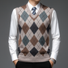 Sleeveless sweater with V-neck