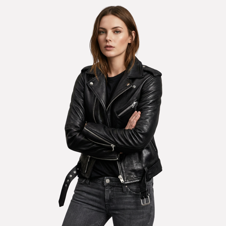 Høykvalitets Skinnjakke