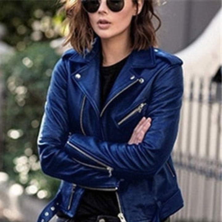 Høykvalitets Skinnjakke