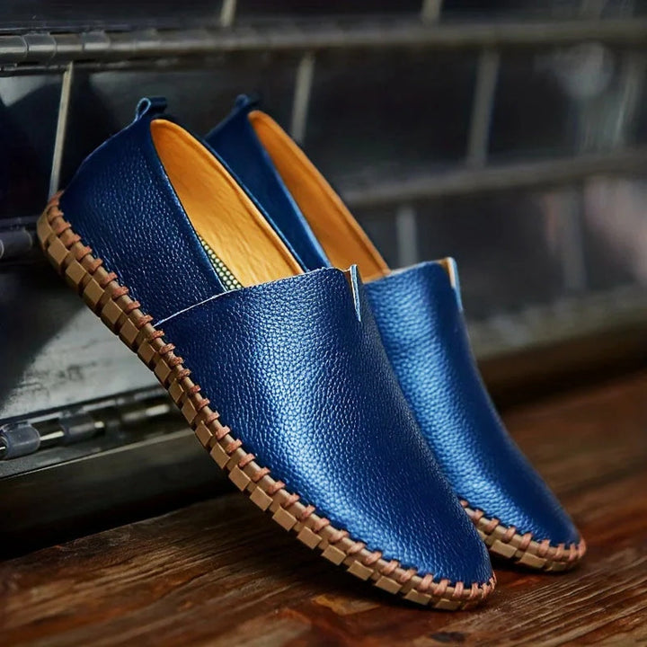 Elegante loafers – Matte slip-ons i ekte skinn