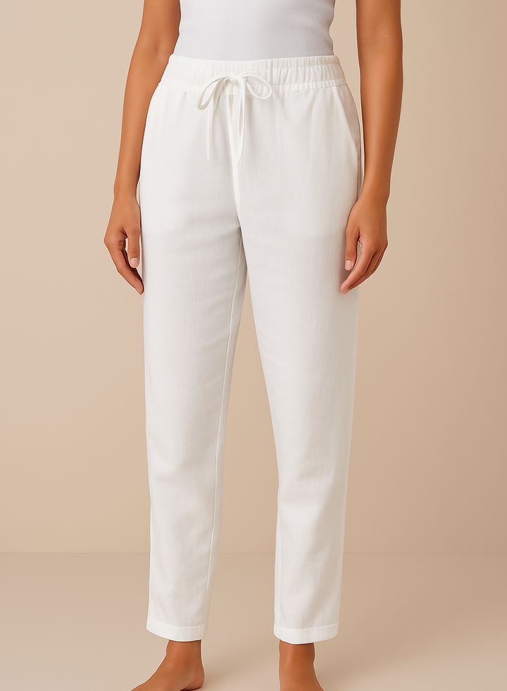 Linen blend pants Effortless elegance for any occasion