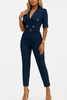 Elegant jumpsuit with belt